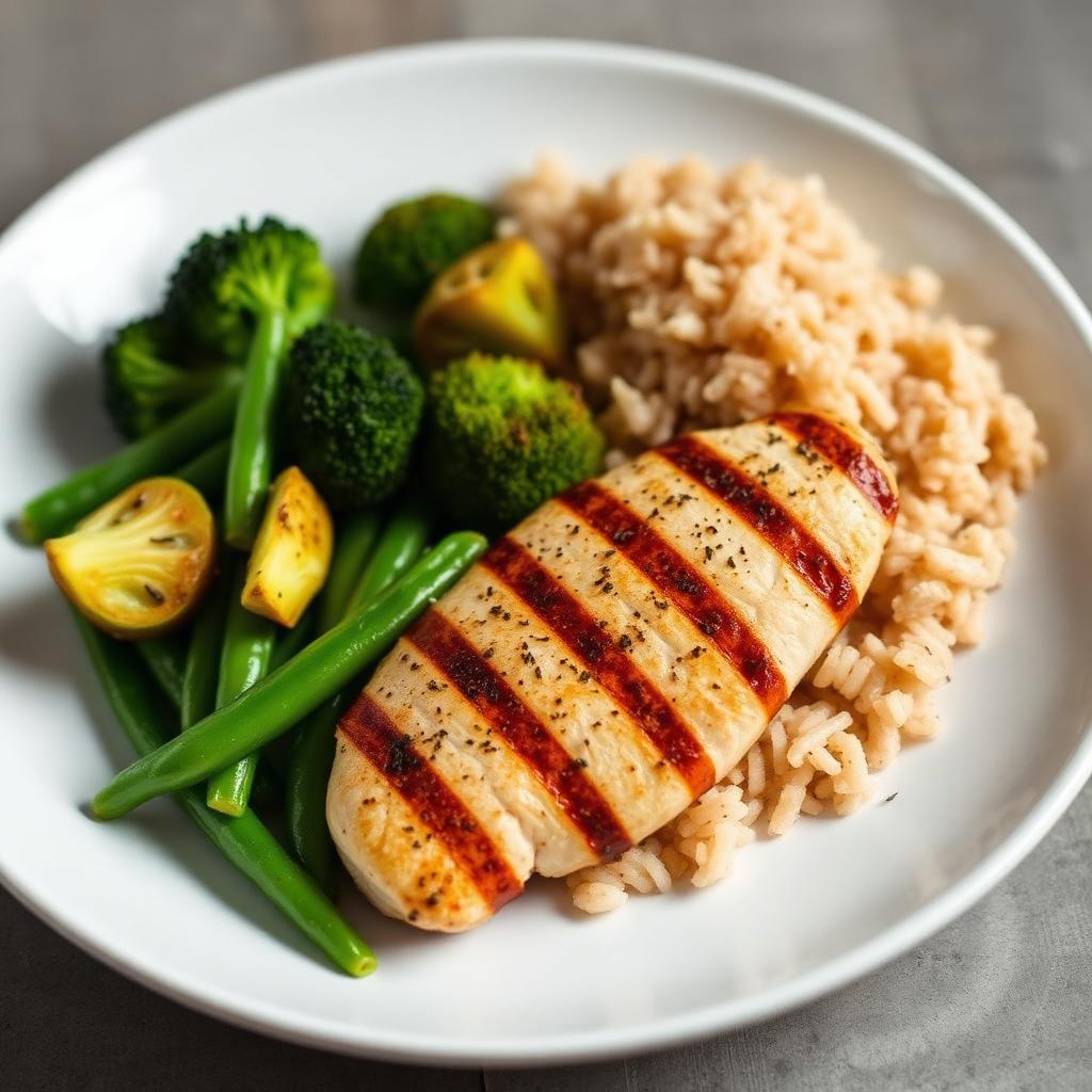 Grilled Chicken & Brown Rice