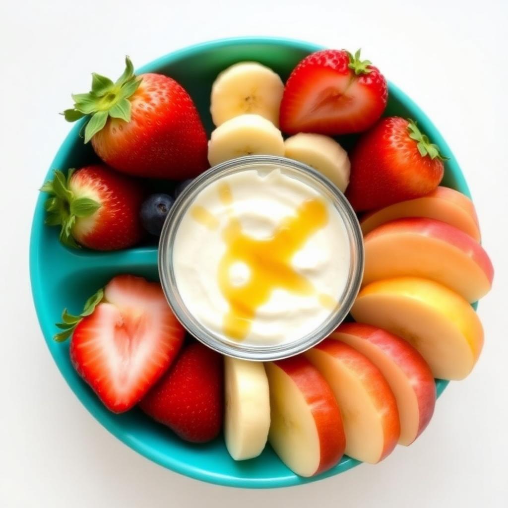 Fruit Cup & Honey Labneh