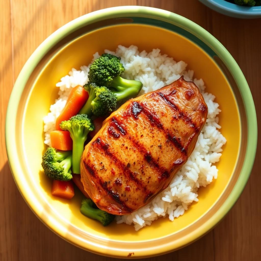 Kids Grilled Chicken & Rice