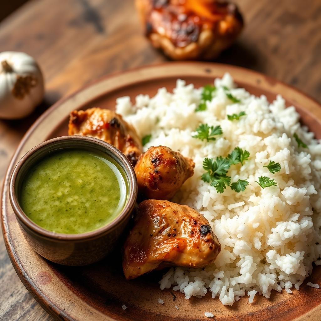 Molokhia & Roast Chicken